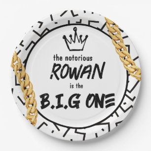 Assiettes En Carton Le Grand Anniversaire Hip hop des années 90