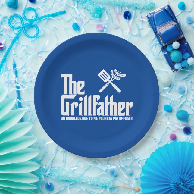 Assiettes En Carton Le Grillfather (Fête)