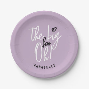 Assiettes En Carton Le gros quatre oh ! 40e anniversaire en faveur du 