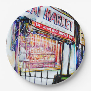 Assiettes En Carton Le jardin de la sagesse de l'East Village