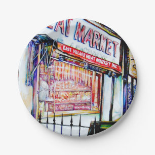 Assiettes En Carton Le jardin de la sagesse de l'East Village