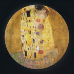 Assiettes En Carton Le Kiss Gustav Klimt<br><div class="desc">Peintre autrichien impérial Gustav Klimt,  chef-d'oeuvre : La peinture de Kiss</div>