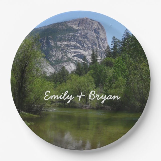 Assiettes En Carton Le lac Mirror I dans le parc national de Yosemite (Devant)