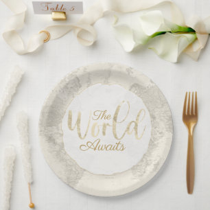 Assiettes En Carton Le monde attend