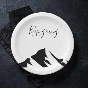 Assiettes En Carton Le Noir moderne devient simple