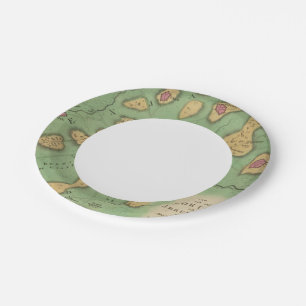 Assiettes En Carton Le Pays De Moriah Ou De Jérusalem