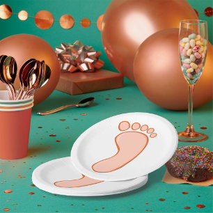 Assiettes En Carton Le pied des droits de l'homme