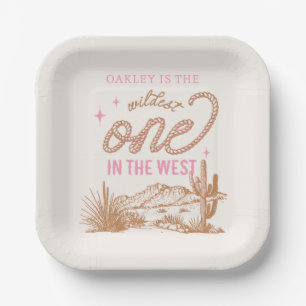 Assiettes En Carton Le plus sauvage des Plaques du Parti Ouest