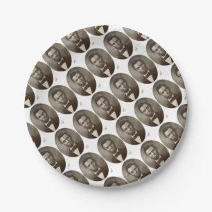 Assiettes En Carton Le Président américain Abe Lincoln Vintage