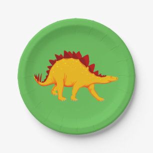 Assiettes En Carton Le thème de la fête des dinosaures