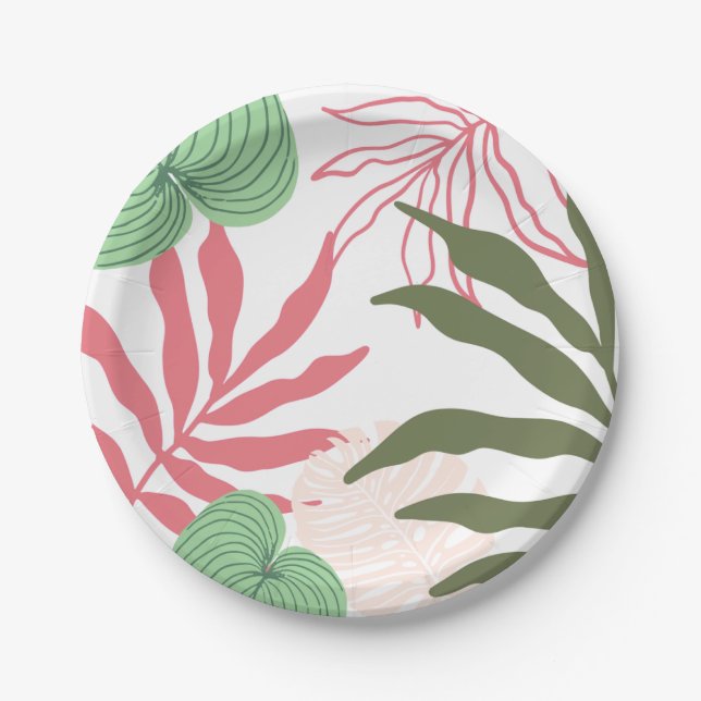 Assiettes En Carton Leaf plate (Devant)