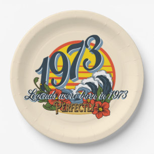 Assiettes En Carton légendes sont nées en 1973