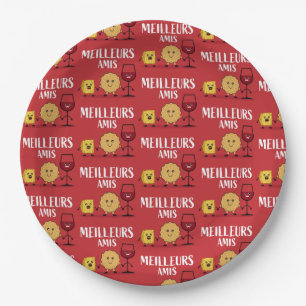 Assiettes En Carton Les amateurs de fromage français