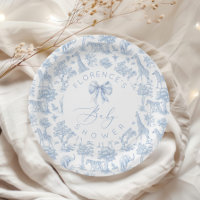 Les animaux Safari Toile de Jouy Baby shower