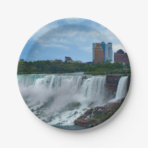Assiettes En Carton Les chutes du Niagara du côté canadien