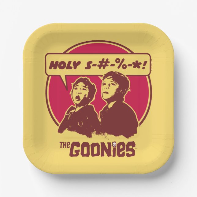 Assiettes En Carton Les données Goonies Expletive (Recto)