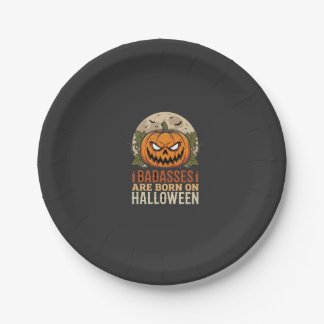 Assiettes En Carton Les durs à cuire sont nés sur citrouille d'Hallowe