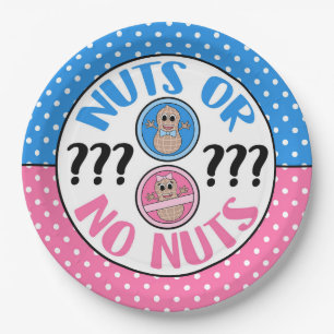 Assiettes En Carton Les écrous ou aucun genre orienté Nuts n'indique