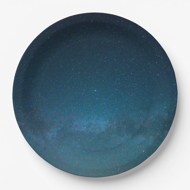 Assiettes En Carton Les étoiles de nuit (Devant)