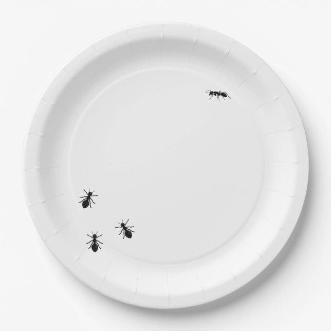 Assiettes En Carton Les Fourmis À Votre Pique-Nique (Devant)