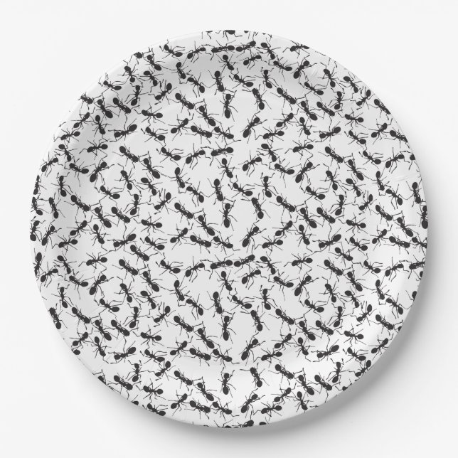 Assiettes En Carton Les fourmis sur (Devant)