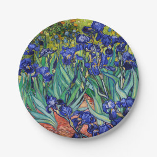 Assiettes En Carton Les Iris de Vincent van Gogh