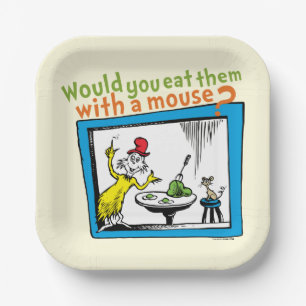 Assiettes En Carton Les mangeriez-vous avec une souris?