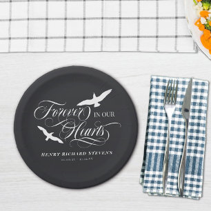 Assiettes En Carton Les Oiseaux Blancs De Charbon Pour Toujours Dans N