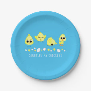 Assiettes En Carton Les poulets et les canards qui comptent mes poulet