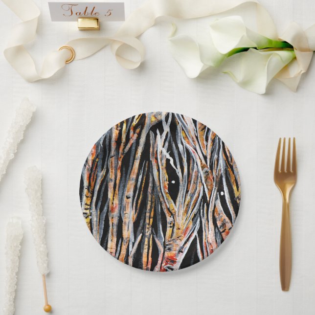 Assiettes En Carton Les Silencieux (Mariage)