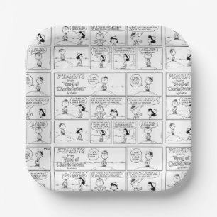 Assiettes En Carton Les souvenirs de Charlie Brown à la butte du Pitch