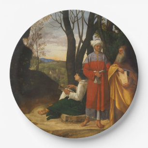 Assiettes En Carton Les trois philosophes (hommes sages) (par Giorgion