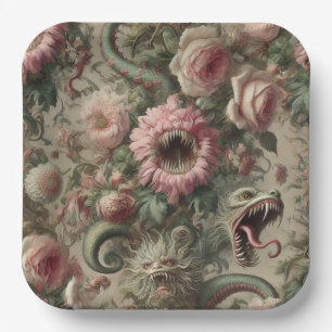 Assiettes En Carton Les Verdants Voraces – Gothique Victorien