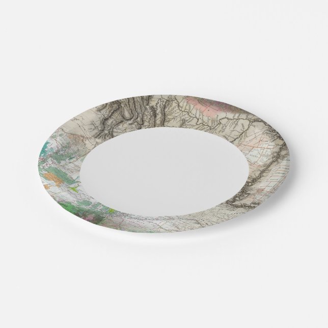 Assiettes En Carton Lewis et Clark (Angle)