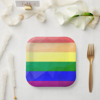 LGBT drapeau arc-en-ciel lignes motif de maillage