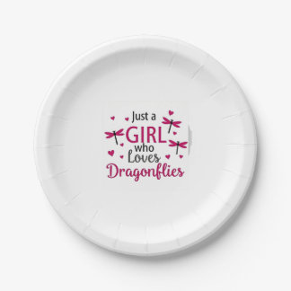 Assiettes En Carton Libellule Juste Une Fille Qui Aime Les Libellules