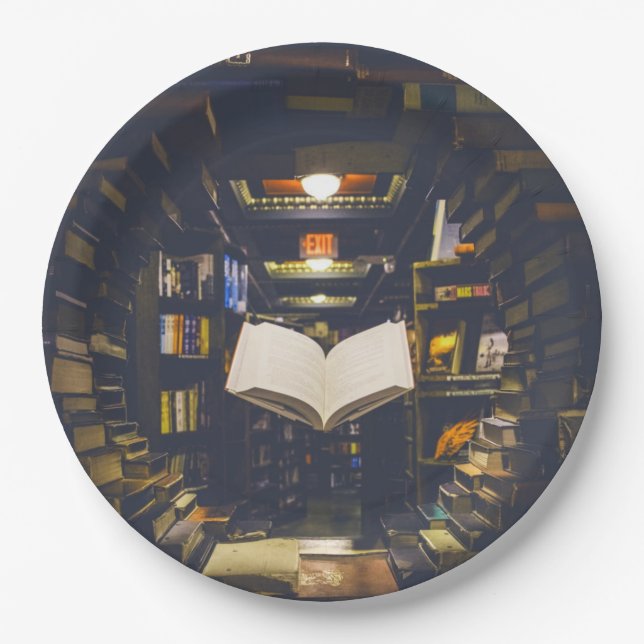 Assiettes En Carton Librairies et multimedia Shelter Book Lire (Devant)