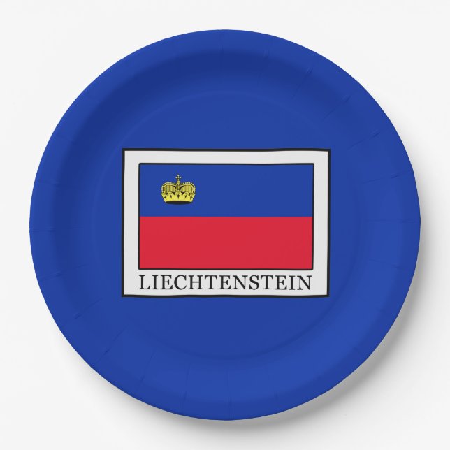 Assiettes En Carton Liechtenstein (Devant)