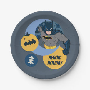 Assiettes En Carton Ligue de Justice Batman Holiday Bauble