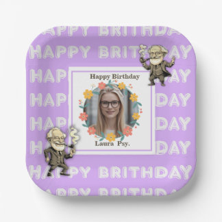 Assiettes En Carton Lilac Psychology Birthday Photo Frame Freud Images