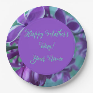 Assiettes En Carton Lilac variété de couleurs