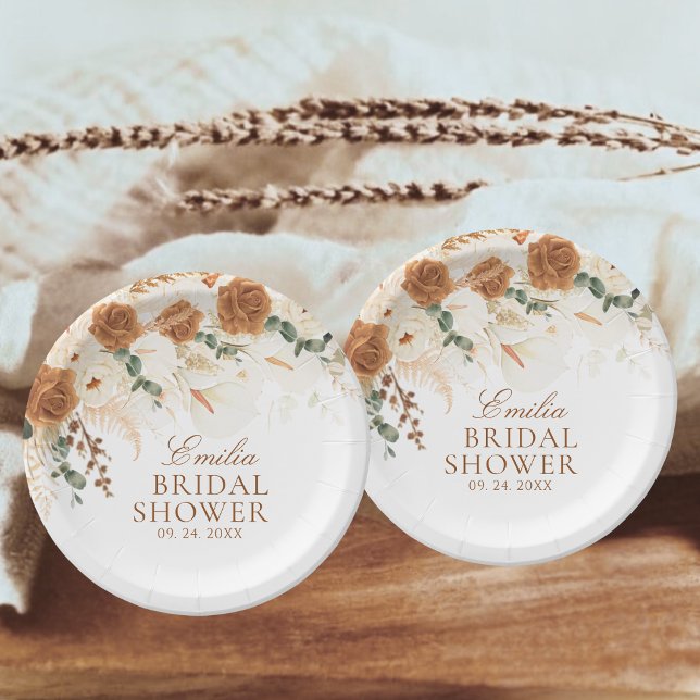 Assiettes En Carton Lilas Callas en Terre Cuite Ivoire pour une Baby S (Créateur téléchargé)