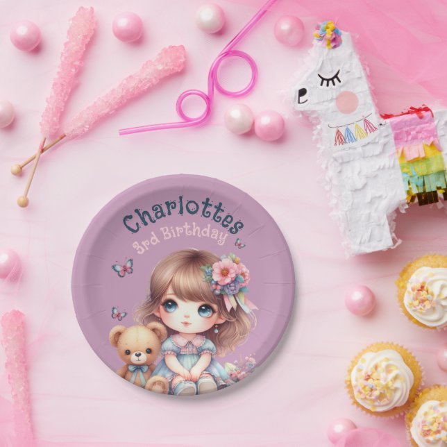 Assiettes En Carton Lily (Fête)