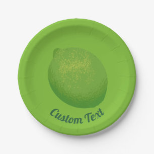 Assiettes En Carton Lime