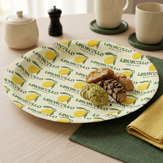 Assiettes En Carton Limoncello (Créateur téléchargé)
