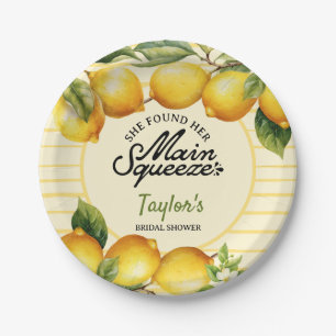 Assiettes En Carton Limonée de douche de mariée
