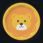 Assiettes En Carton Lion Birthday Kids Room Wall Art Plaques de papier<br><div class="desc">Lion Birthday Kids Room Wall Art Plaques de papier</div>