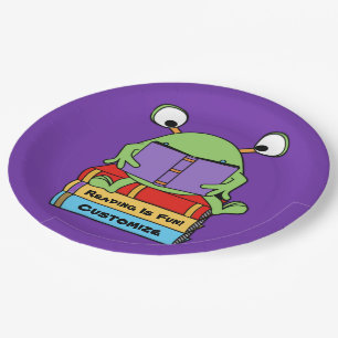 Assiettes En Carton Lire Est Fun Joli Livre Aimer Alien