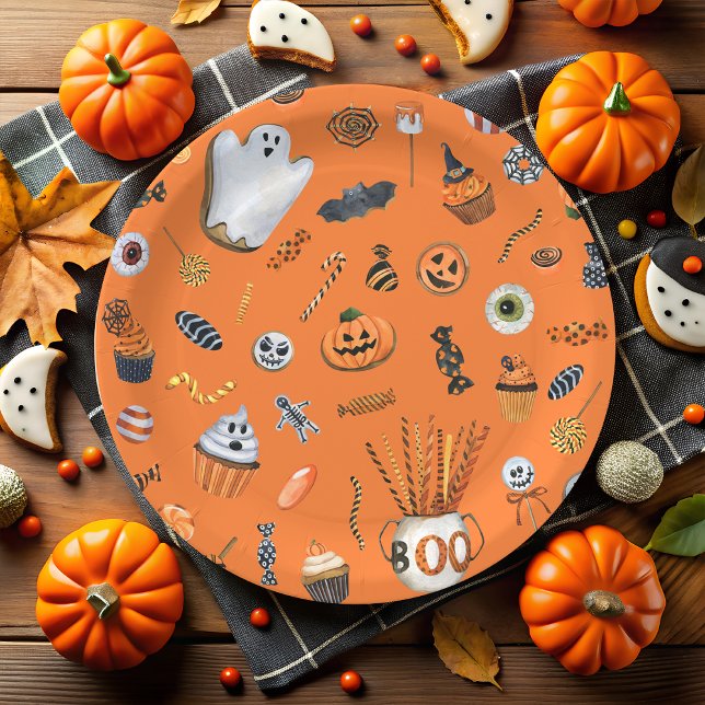 Assiettes En Carton Little Boo est presque à Baby shower (Créateur téléchargé)