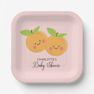 Assiettes En Carton Little Cuties Twins Baby shower